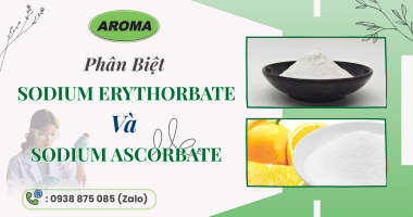 Phân Biệt Sodium Erythorbate (E316) Và Sodium Ascorbate (E301)