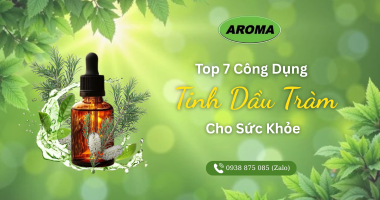 Top 7 Công Dụng Tinh Dầu Tràm Cho Sức Khỏe 