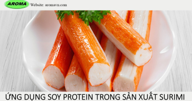 Ứng dụng Soy Protein trong sản xuất Surimi